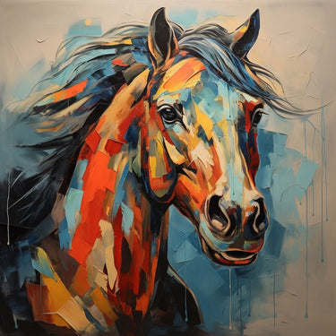 Horse Head Acrylic Canvas